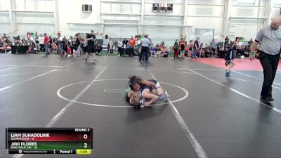 64 lbs Round 3 (6 Team) - Liam Suhadolnik, Roughhouse vs Javi Flores, Ohio Gold 24K