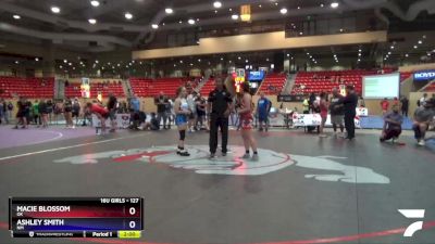 127 lbs Round 5 - Macie Blossom, OK vs Ashley Smith, NM