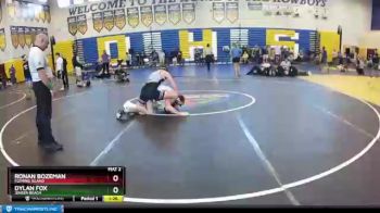 160 lbs Round 2 - Ronan Bozeman, Fleming Island vs Dylan Fox, Jensen Beach