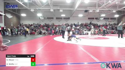 55 lbs Semifinal - Brodee Meyer, Team Tulsa Wrestling Club vs Aidyn Wolfe, Heat