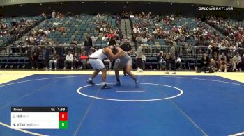 285 lbs Final - Josiah Hill, Bakersfield vs Nicholas Villarreal, Gilroy