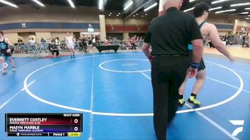 220 lbs Cons. Round 3 - Everrett Costley, Finesse Wrestling Club vs Masyn Marble, Texas Takedown Academy