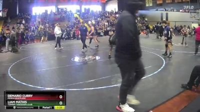 115/129 Semifinal - Demario Curry, Peach Grapplers vs Liam Mathis, Turner Takedown Club