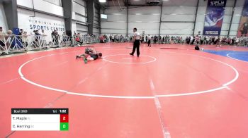 132 lbs Round Of 128 - Talon Maple, FL vs Caleb Herring, SC