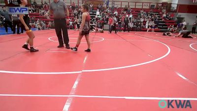 98 lbs Rr Rnd 3 - Aubrie Smittle, Wagoner Takedown Club vs Kaili Prose, Jay Wrestling Club