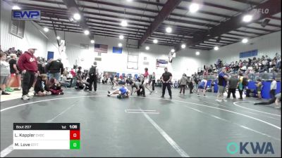 80 lbs Rr Rnd 1 - Liam Kappler, Choctaw Ironman Youth Wrestling vs Maddox Love, Standfast