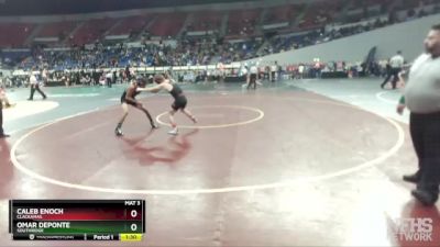 6A-106 lbs Quarterfinal - Caleb Enoch, Clackamas vs Omar Deponte, Southridge