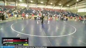 53 lbs Quarterfinal - Jacob Graber, MN vs Harlym Ward, UT