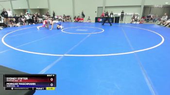 120 lbs 2nd Wrestleback (8 Team) - Sydney Stifter, Missouri Red vs Morgan Maschmann, Nebraska