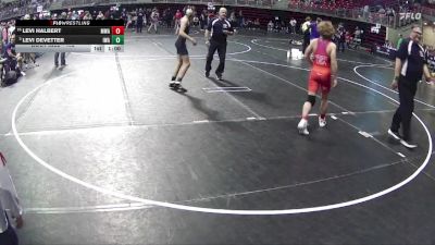 102 lbs Cons. Semi - Levi DeVetter, IronHawk Wrestling Academy vs Levi Halbert, MWC Wrestling Academy