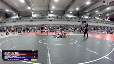 190 lbs Quarterfinal - Joseph Camelin, Waynesville Tigers Wrestling Club vs Gabriel Willett, Thoroughbred Wrestling Academy (TWA)