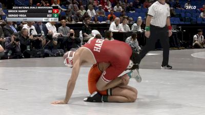 141 lbs Placement Matches (16 Team) - Sergio Vega, Oklahoma State vs Brock Hardy, Nebraska