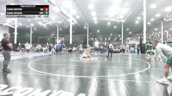 128 lbs Rr Rnd 3 - Cade Minter, Council Rock North - HS vs Gabe Dickun, Central Dauphin