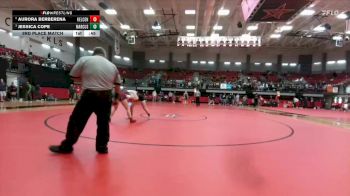 138 lbs 3rd Place Match - Aurora Berberena, Keller Central vs Jessica Cope, Lewisville Marcus