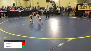 45 lbs Prelims - Isabella Friday, Fort LeBoeuf vs Lexi Beers, Palisades