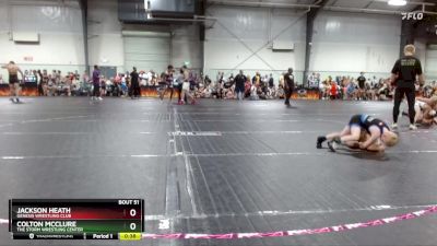 66 lbs Round 4 - Jackson Heath, Genesis Wrestling Club vs Colton McClure, The Storm Wrestling Center