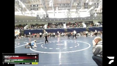 80 lbs Cons. Round 2 - Grant Casselberry, Southern Tioga vs Bentley Flynn, Towanda