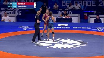 53 kg 1/8 Final - Mercedesz Denes, Hungary vs Dominique Olivia Parrish, United States