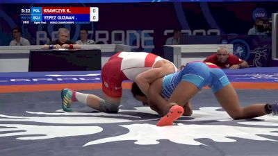 53 kg 1/8 Final - Katarzyna Krawczyk, Poland vs Lucia Yamileth Yepez Guzman, Ecuador