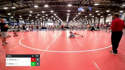 90 lbs Rr Rnd 2 - Owen Williams, SEO Wrestling Club vs Ethan Raley, Team Bro Blue