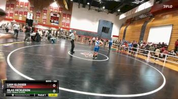 110 lbs Champ. Round 2 - Liam Glosser, CY Middle School vs Silas Mickleson, Cody Middle School