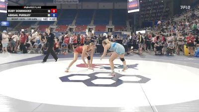 140 lbs Champ. Rd Of 64 - Ruby Dominguez, CA vs Abigail Pursley, NC