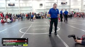 92 lbs Quarterfinals (8 Team) - Braydan McMullan, Neighborhood WC vs Raymond Glinsky, Revolution Elite