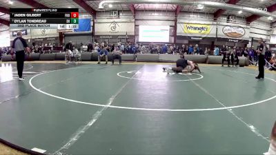 215 lbs 3rd Place Match - Jaden Gilbert, Foothill vs Dylan Tondreau, SLAM! Nevada