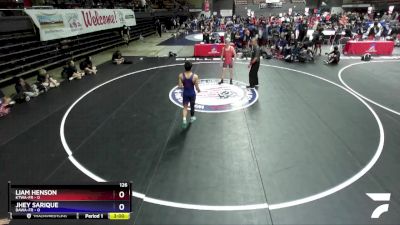 126 lbs Placement Matches (16 Team) - Liam Henson, KTWA-FR vs Jhey Sarique, BAWA-FR