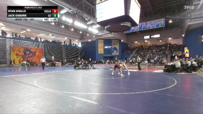 157 lbs Prelim - Jack Osburn, Glenvar vs Ryan Sigillo, Timberlane