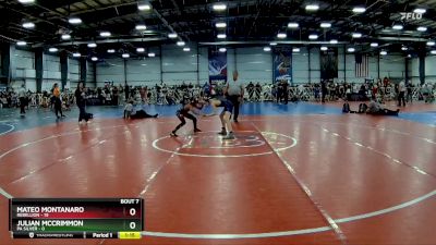 88 lbs Rd# 5- 3:45pm Friday Final Pool - Julian McCrimmon, PA Silver vs Mateo Montanaro, Rebellion