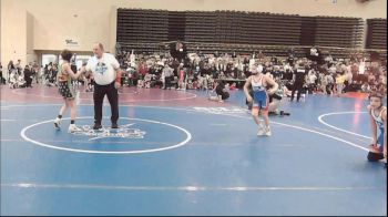 81 lbs Rr Rnd 2 - Trevor Cecco, ICWL Bruisers Club - ESC vs Jaxon Daniel, Rabbit Wrestling Club - ESC