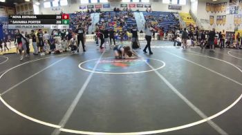 120 lbs 3rd Place Match - Nova Estrada, SOT / DOZ vs Savanna Porter, St John Neumann