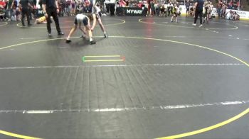 85 lbs Quarterfinal - Easton Button, Martin Mean Machine vs Asher Sargent, U.P. Elite Wrestling