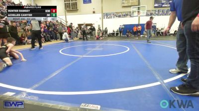 64 lbs Consi Of 4 - Hunter Ramsey, Newkirk Takedown Club vs Achilles Cawyer, Jay Wrestling Club