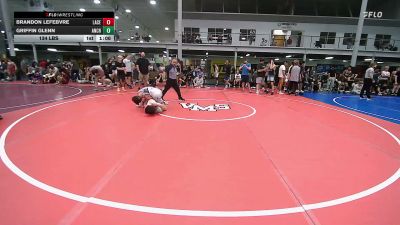 134 lbs Rr Rnd 1 - Brandon Lefebvre, Lacey Lions - HSBNFC vs Griffin Glenn, Anchor Down - HSBNFC