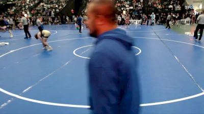 150 lbs Champ. Round 1 - Breighton Carlson, SBL Warriors vs Ruben Gallegos, Las Animas