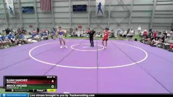 195 lbs Placement Matches (8 Team) - Ilijah Sanchez, Wisconsin vs Brock Hacker, Georgia Blue