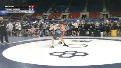 132 lbs Champ. Rd Of 32 - Kael Davis, Pennsylvania vs Tommy Wurster, Ohio
