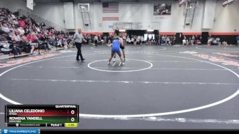 170 lbs Quarterfinal - Liliana Celedonio, Nyssa vs Rowena Yandell, Estacada