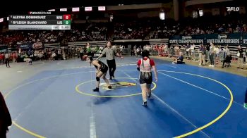 G 120 lbs Quarterfinal - Ryleigh Blanchard, Lafayette Girls vs Aleyna Dominguez, North Vermilion Girls