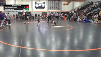 57 lbs Cons. Round 3 - Von LaLonde, Big Game Wrestling Club vs Carson Sawyer, DC Elite