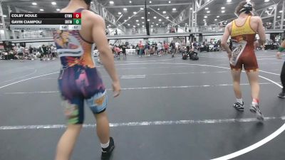 157 lbs Quarterfinals (8 Team) - Colby Houle, CTWHALE ORCA vs Gavin Ciampoli, Team Shutt Mau Mau