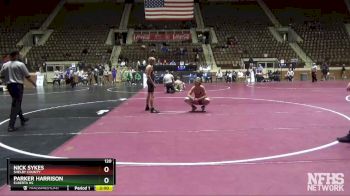 120 lbs Quarterfinal - NICK SYKES, Shelby County vs Parker Harrison, Elberta HS