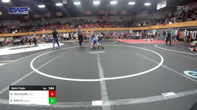 120 lbs Semifinal - Henry Hanzlicek, Smith Wrestling Academy vs RYAN SMITH, ANADARKO