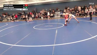 121-131 lbs Champ. Round 1 - Austin Gates, GI Grapplers vs Josiah Nelson, N8