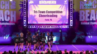 Tri-Town Competitive Cheerleading - Black Ice [2023 L4 Performance Rec - 10-18Y (NON) Day 2] 2023 ACDA Reach the Beach Showdown