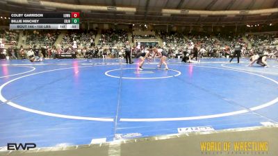 150 lbs Consi Of 8 #2 - Colby Garrison, Lady Outlaw Wrestling Academy vs Billie Hinchey, ERJH
