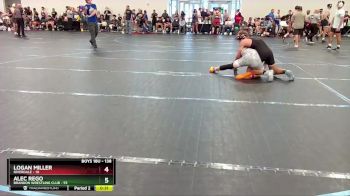 138 lbs Champ. Round 2 - Logan Miller, Riverdale vs Alec Rego, Brandon Wrestling Club