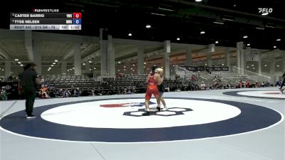 U15 GR - 75 lbs Semis - Carter Barrio, Valiant Wrestling Club vs Tyde Nelsen, Moen Wrestling Academy